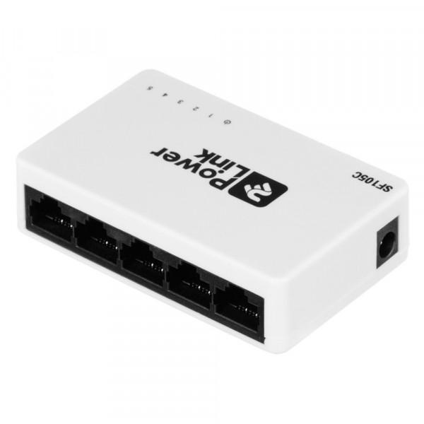 Коммутатор 2E PowerLink SF105C 5хFast Ethernet (2E-SF105C) - фото 1