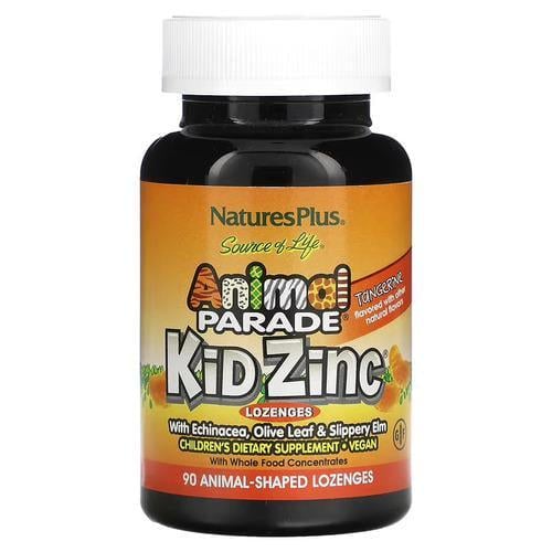 Цинк для детей NaturesPlus Kid Zinc 90 Lozenges (NAP-29964)