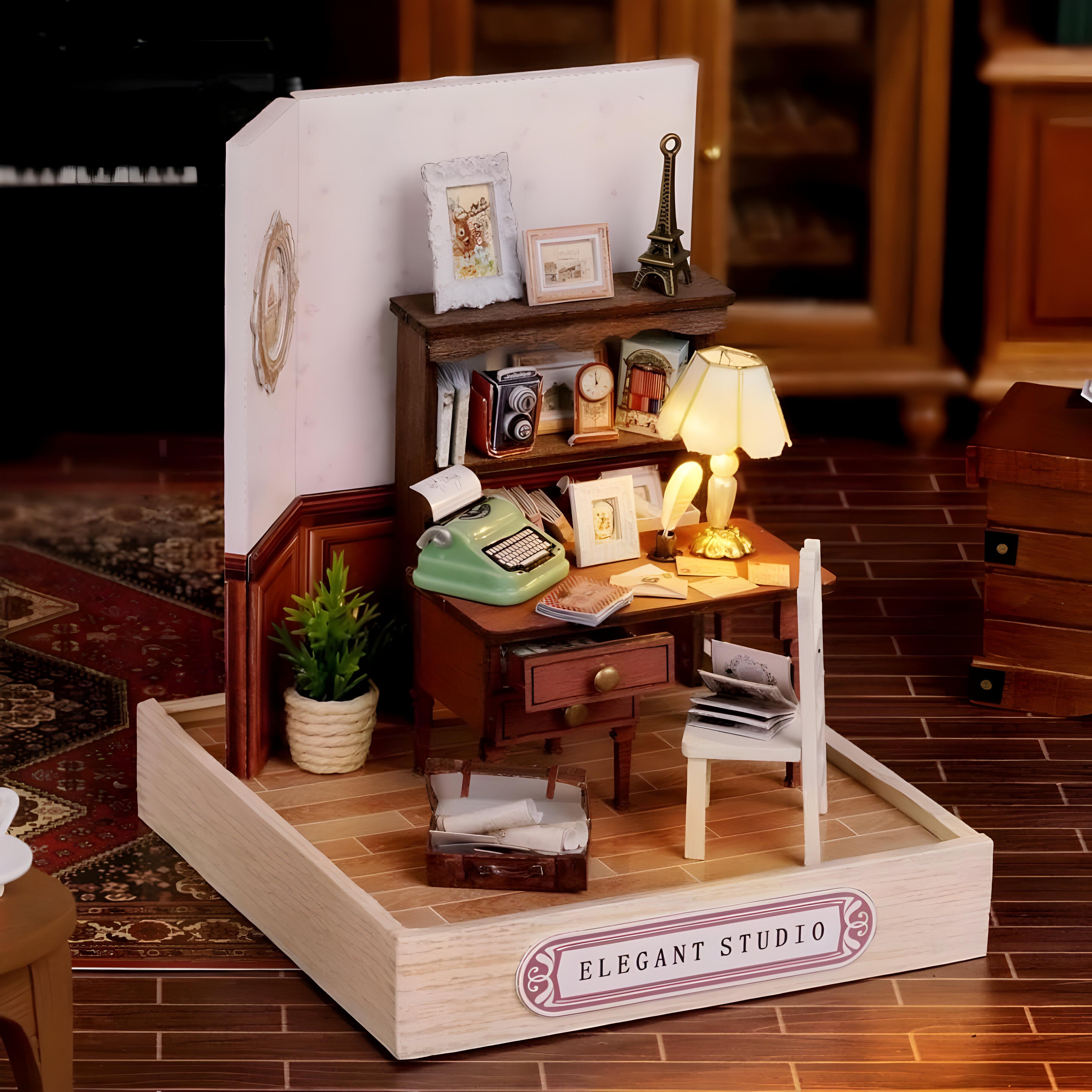 Конструктор 3D Румбокс Элегантная студия своими руками со световыми эффектами (QT-031) - фото 5 Конструктор 3D Румбокс Элегантная студия своими руками со световыми эффектами (QT-031) - фото 5