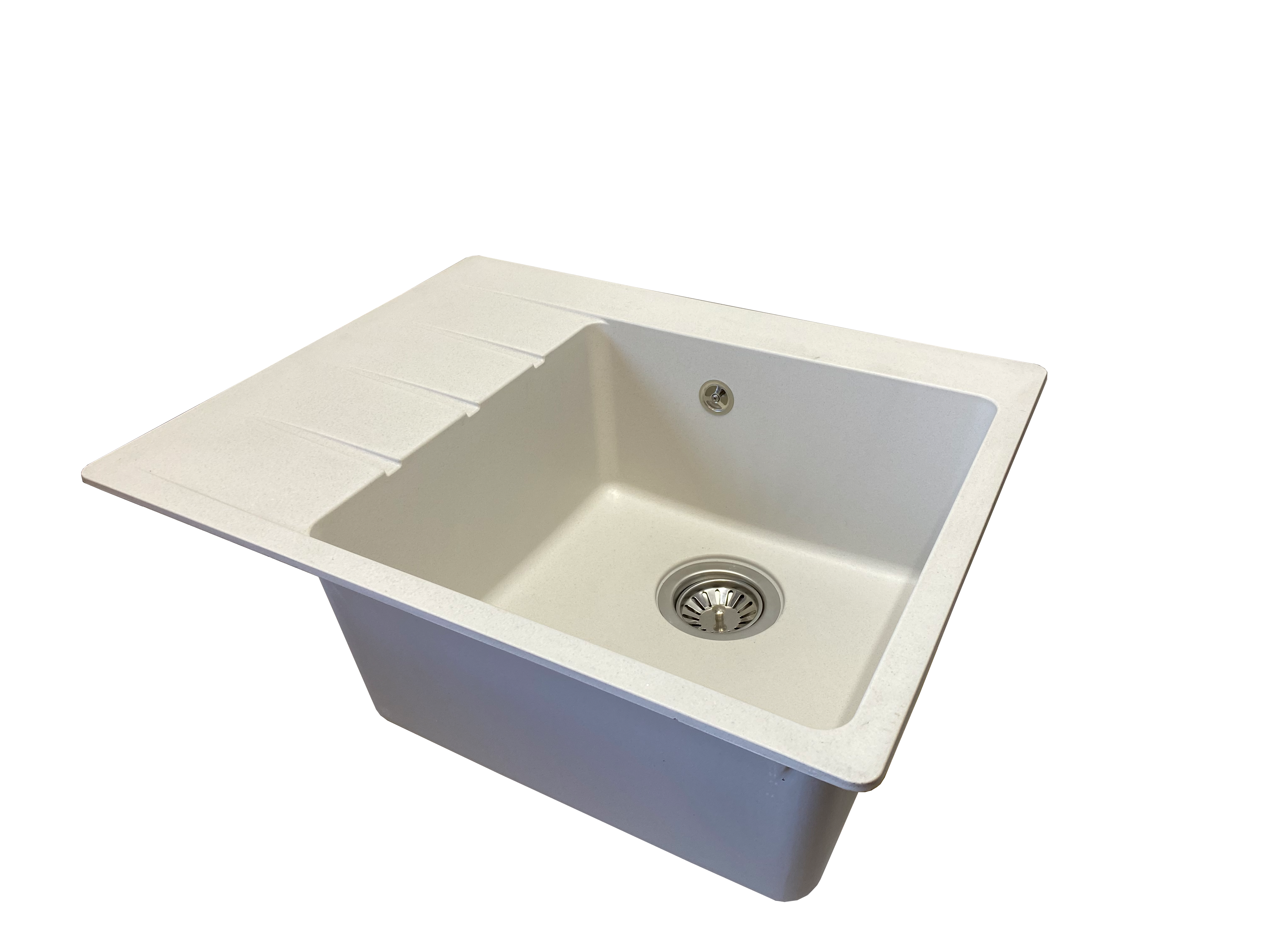 Мойка кухонная VECTOR Forest 62x50 см чаша справа Белый (39eba1bc)