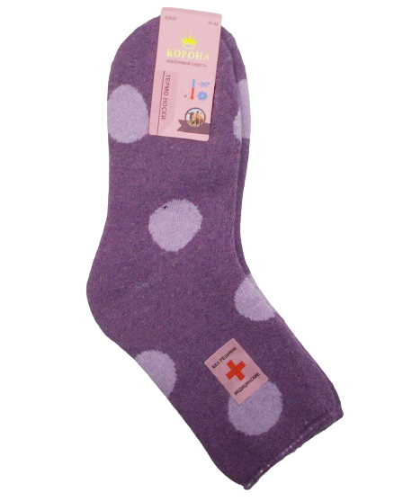 Носки термо женские Корона 2655 без резинки верблюжья шерсть с махрой р. 37-42 Сиреневый (1483401256) Носки термо женские Корона 2655 без резинки верблюжья шерсть с махрой р. 37-42 Сиреневый (1483401256)