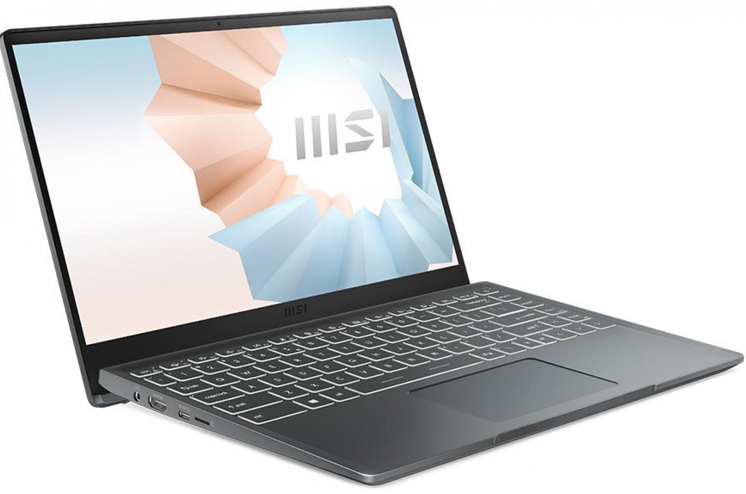 Ноутбук MSI Modern B11MOU-1023PL 14" IPS i7-1195G7 8 Gb RAM 512 Gb SSD Windows 11 Home (B11MOU-1023PL) - фото 4