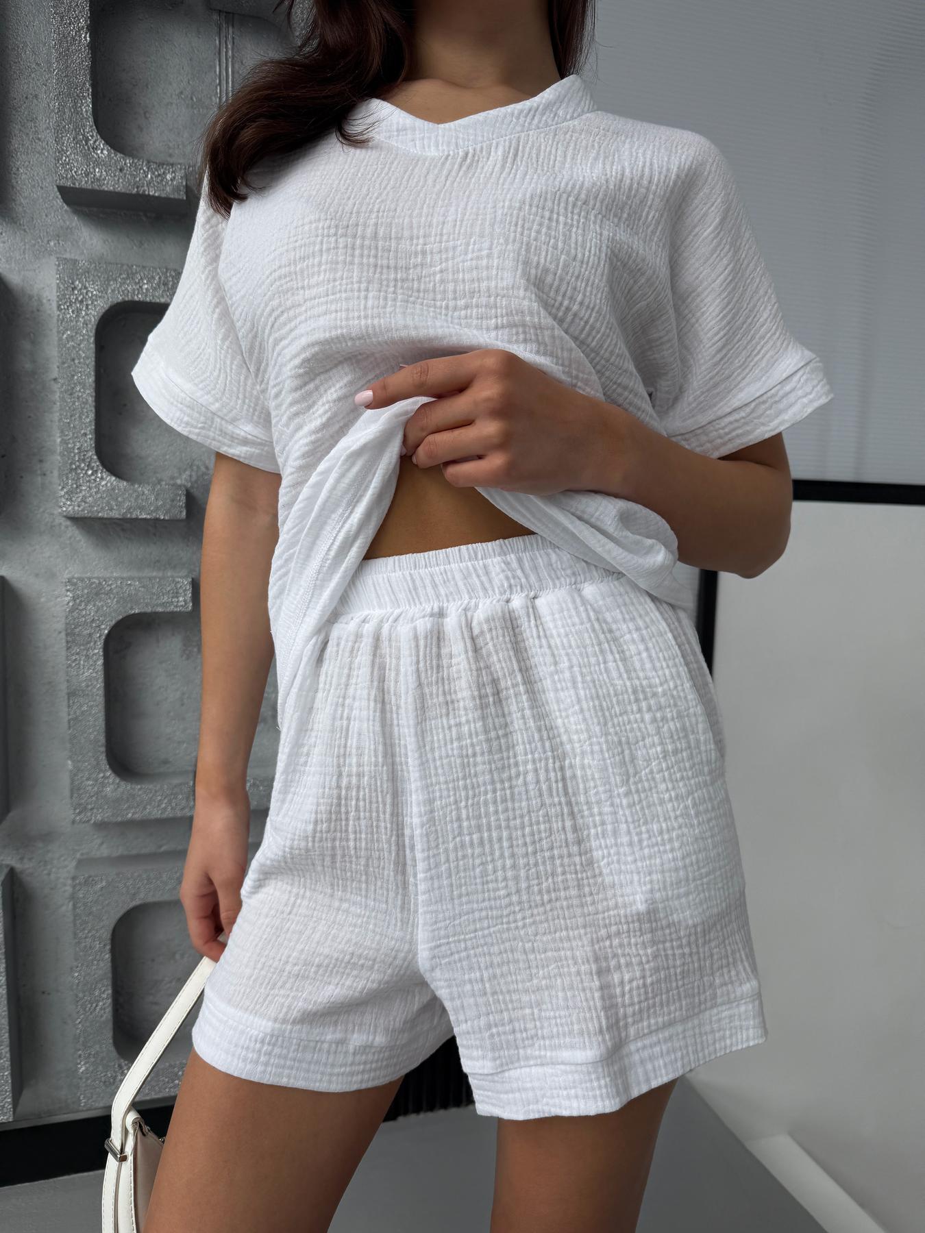 Костюм женский Hawaii COSY с шортами L Белый (MSH1) - фото 6 Костюм женский Hawaii COSY с шортами L Белый (MSH1) - фото 6