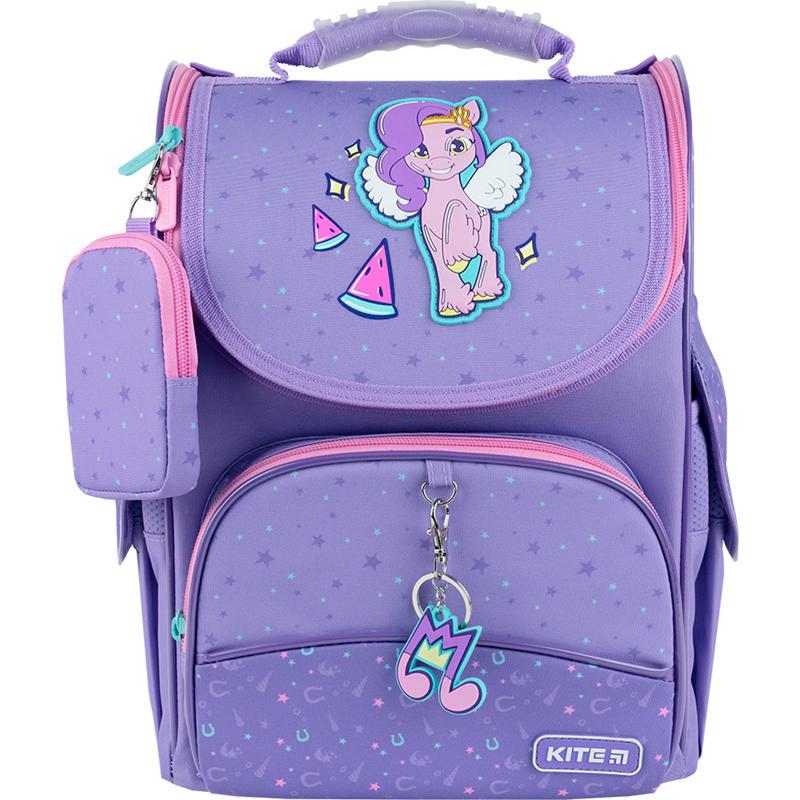 Рюкзак каркасный школьный KITE Education My Little Pony 35х25х13 см 11,5 л Фиолетовый (LP24-501S)