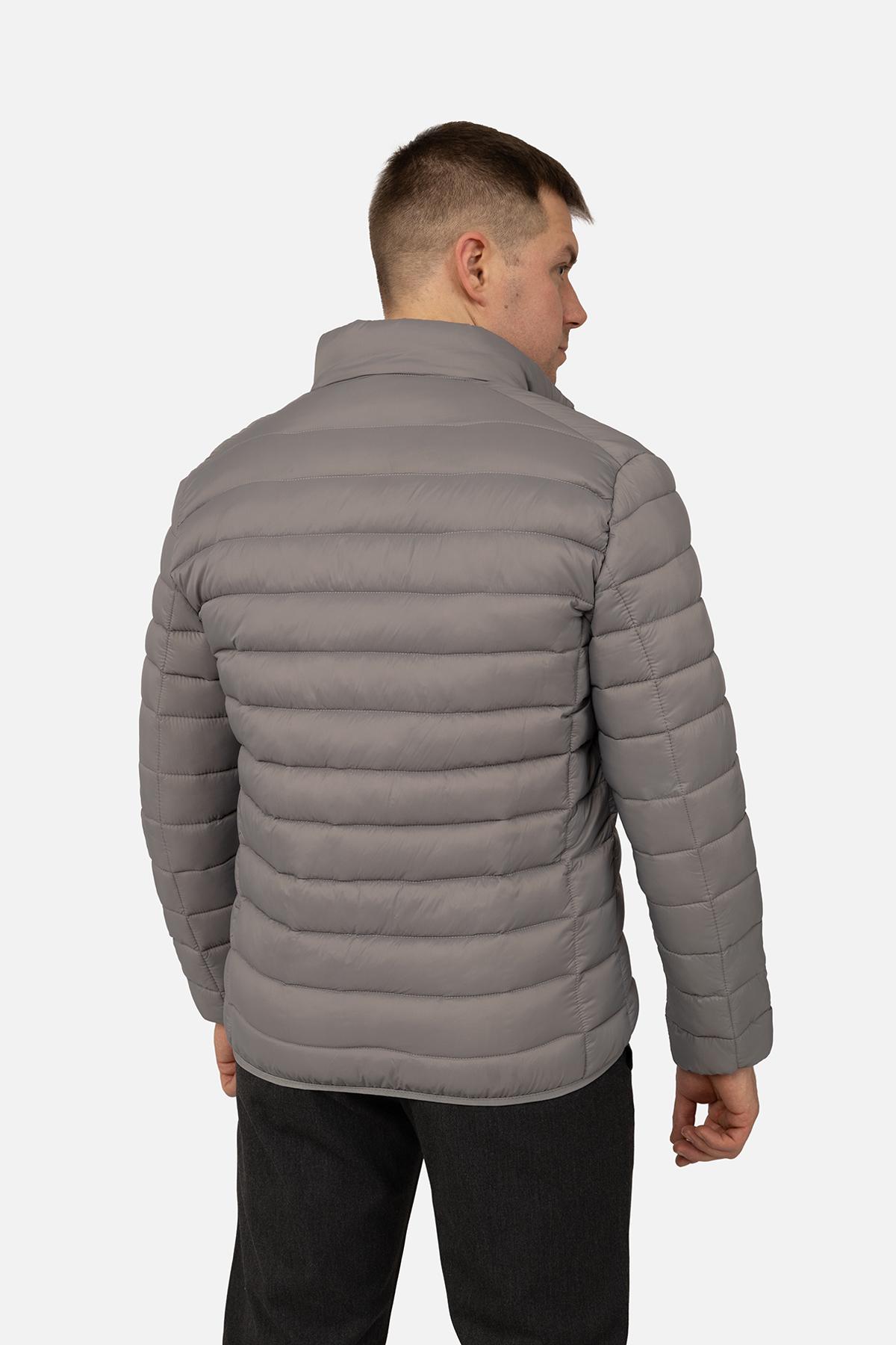 Куртка коротка чоловіча р. 44 Сірий (SKT001037154) - фото 5