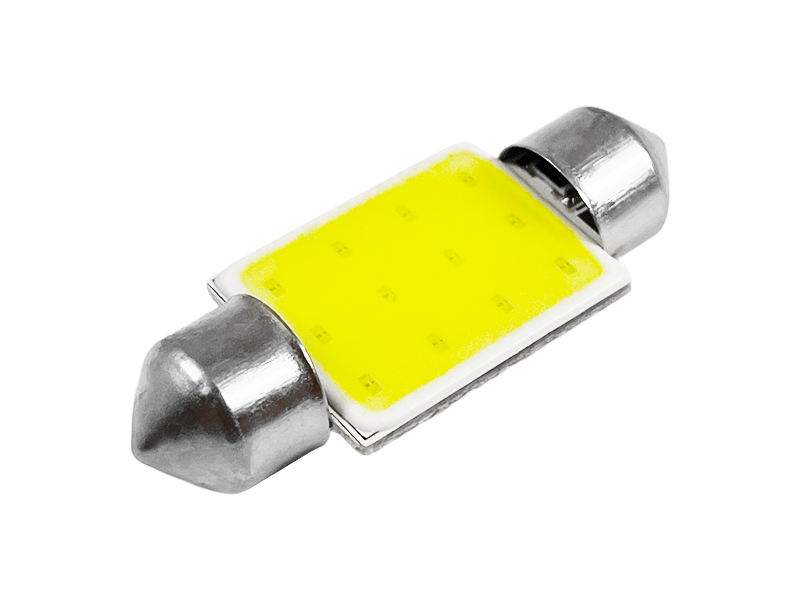 Автолампа светодиодная C5W SV8,5 12 В 36 мм COB Белый (35503671)