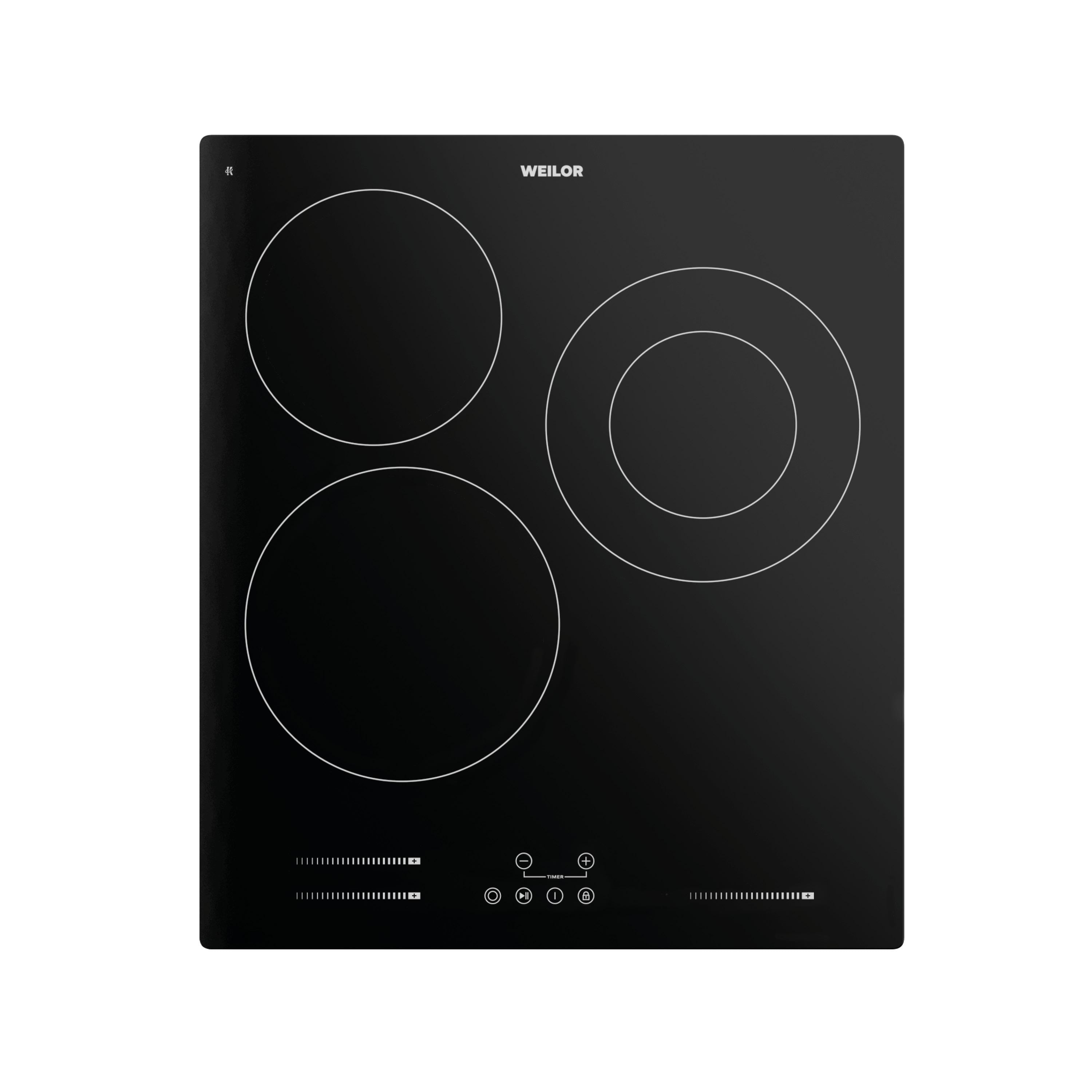 Варочная поверхность стеклокерамическая WEILOR WHC 445 Black (5905538403055)