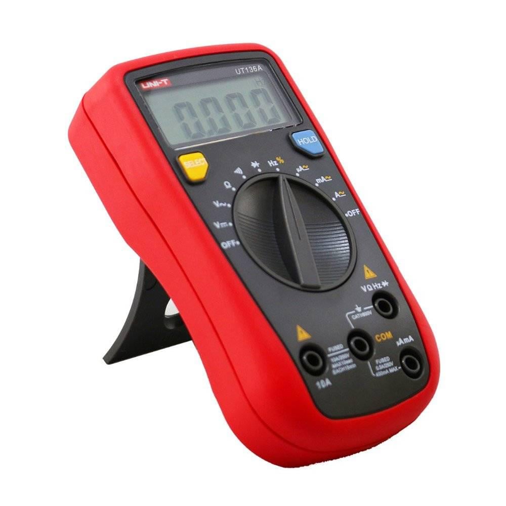 Мультиметр UNI-T UT136A Вимірювання V AC/DC/A AC/DC Hz DUTY Data Hold продзвонювання