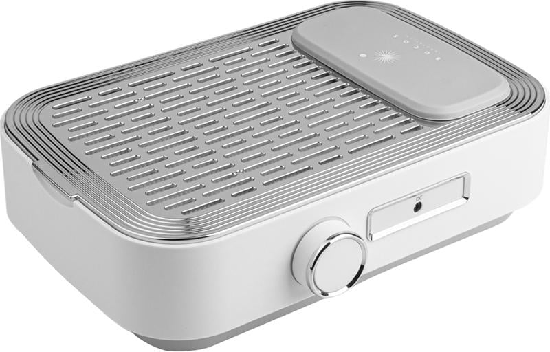 Витяжка для манікюру BUCOS Cyclone V3-B з НЕРА-фільтром з акумулятором 100 Вт Білий (51834)