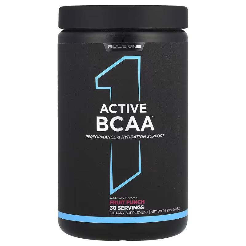 Комплекс амінокислот Rule One Active BCAA 405 г Fruit Punch Комплекс амінокислот Rule One Active BCAA 405 г Fruit Punch