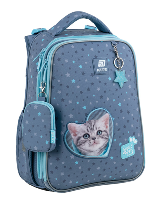 Школьный рюкзак каркасный KITE Education Studio Pets SP25-531M (4063276198020)