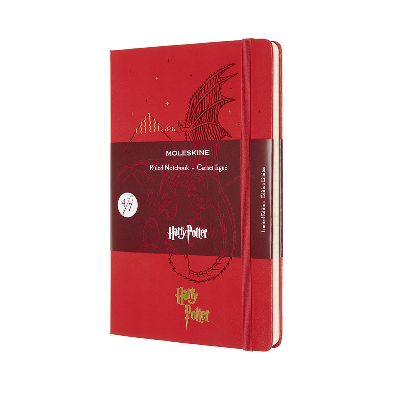 Блокнот Moleskine Harry Potter средний 13х21 см в линейку Розовый (8053853603722)