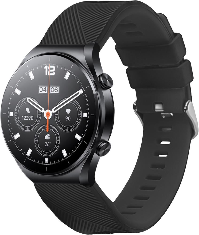 Ремінець Luminic для Xiaomi Watch S1 Acttive Black (28999-2B)