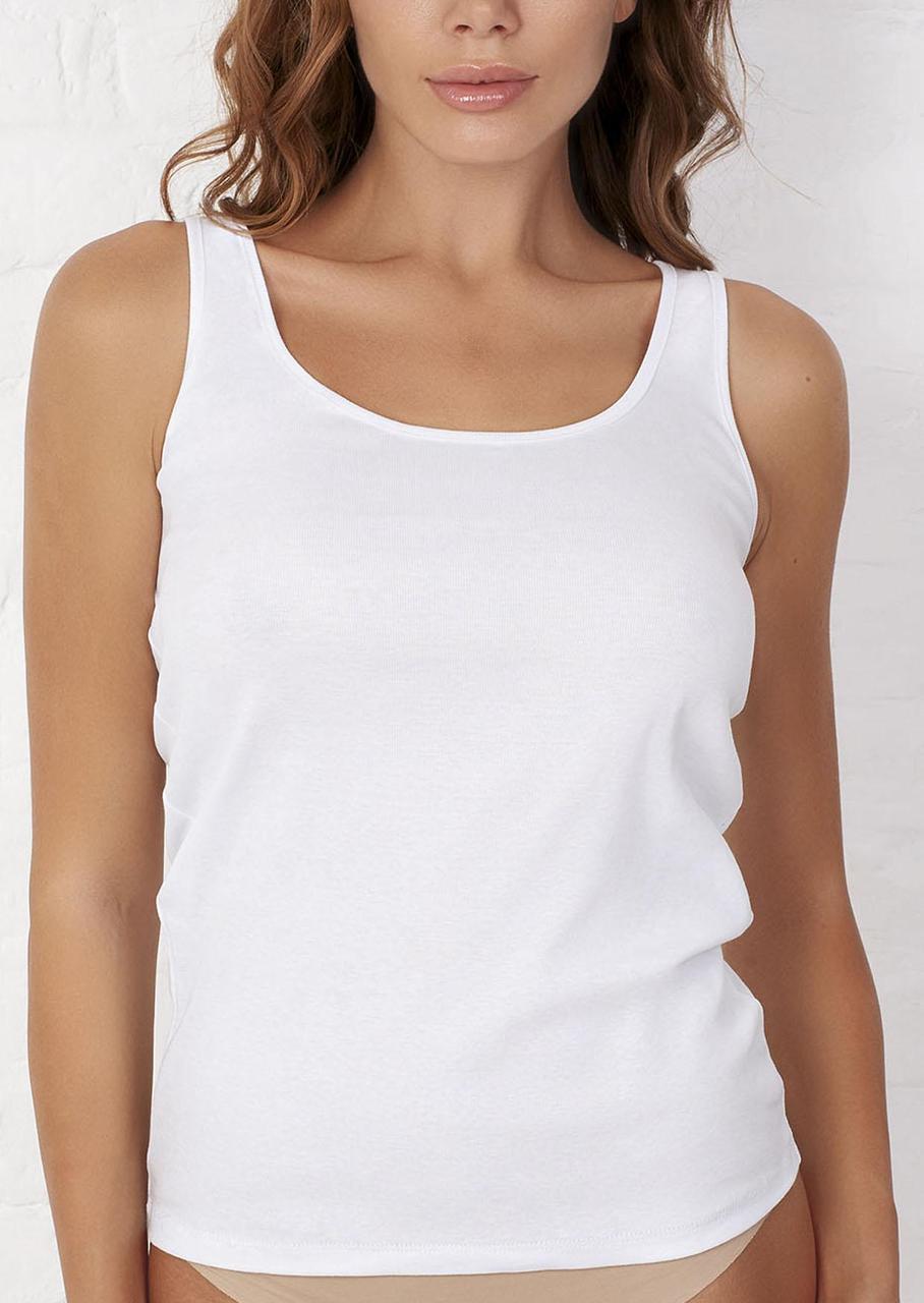 Майка женская Leinle на широкой бретели M Белый (1126/16001)