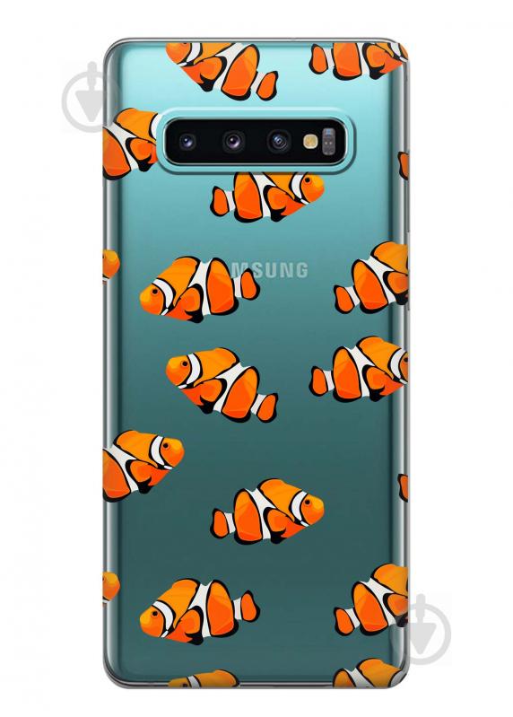 Чехол iSwag для Samsung Galaxy S10 Рыбки (H404)