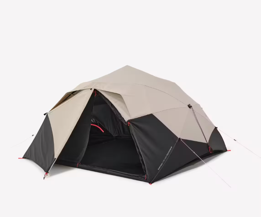 Палатка туристическая Quechua 2 Seconds Easy трехместная/быстросборная/водонепроницаемая из поликотона (2561915177)