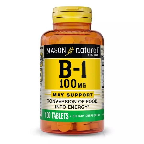 Тиамин Mason Natural Vitamin B1 100 мг 100 таблеток (000021163)