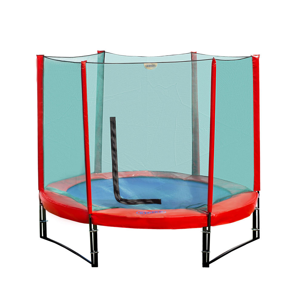 Батут с сеткой Kidigo Premium 304 см Красный (1513610815) - фото 1 Батут с сеткой Kidigo Premium 304 см Красный (1513610815) - фото 1