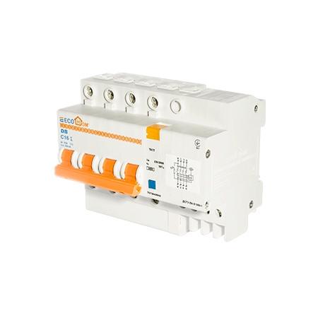 Дифавтомат ECOHOME ECO 4p 16A/30 мА/3kA тип C ECO030020001 (70656) - фото 5
