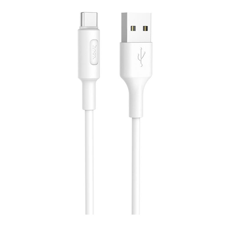 Кабель Hoco X25 USB-Type C 1 м 2A інтерфейсний Чорний - фото 5