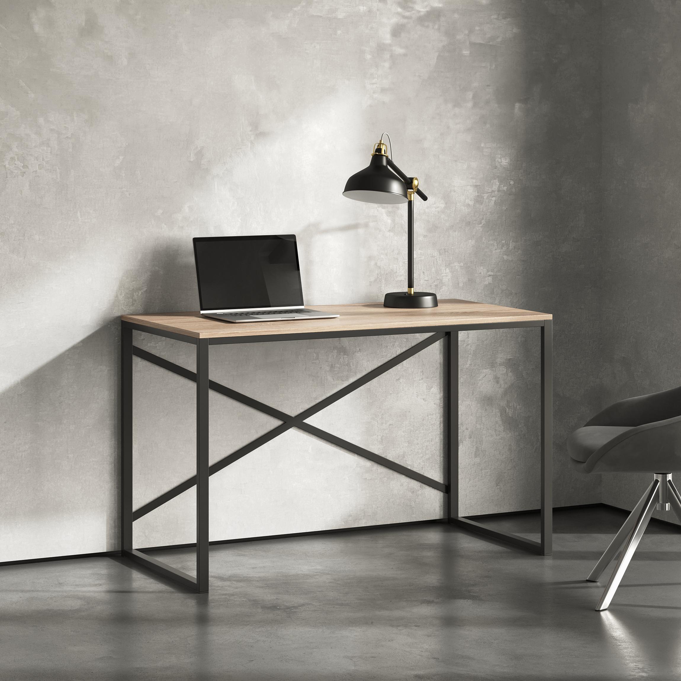 Стол письменный лофт Серия 02 1400х700х16 мм Дуб сонома (23493167)