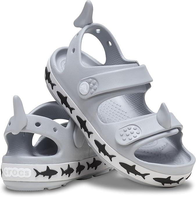 Босоножки Crocs Crocband Cruiser Shark р. 27-28 Light Grey (24976629)