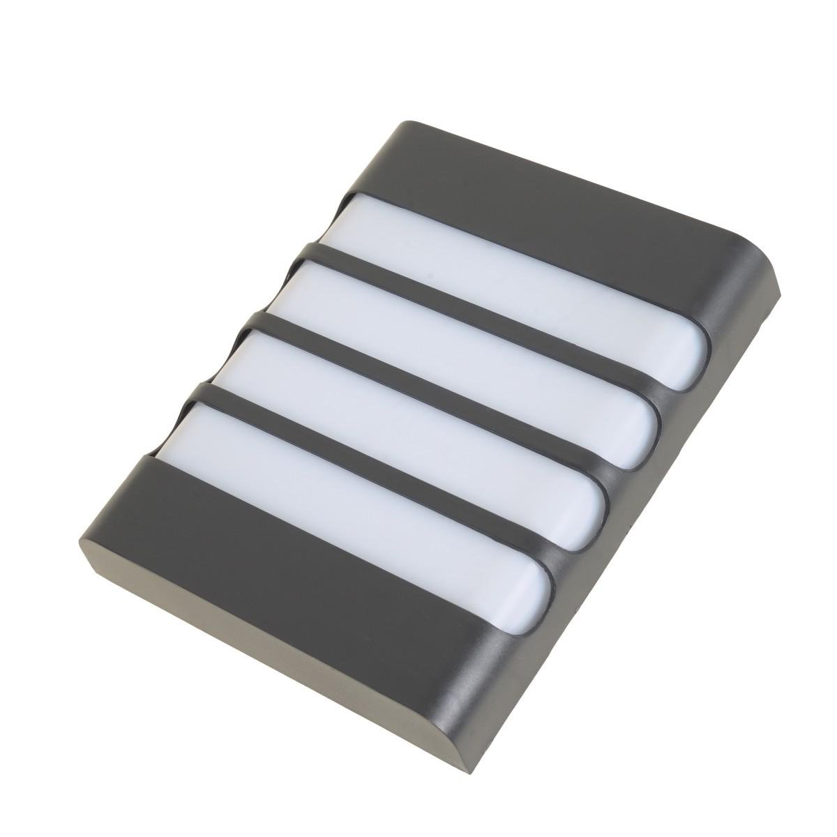 Подсветка LED фасадная Brille IP65 AL-297/20W BK (34-343)