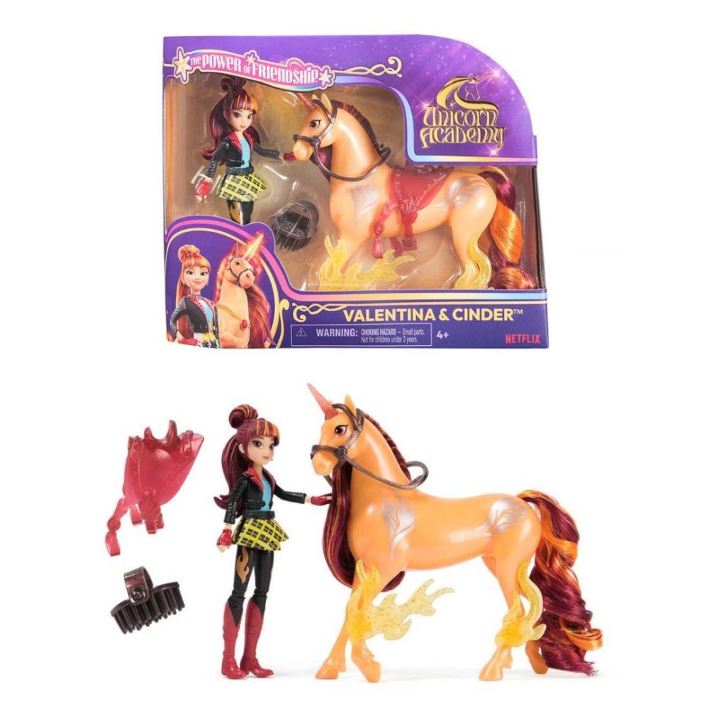 Набор из куклы и единорога Spin Master Академия единорогов: Валентина и Уголь (SM23203/6072677) Набор из куклы и единорога Spin Master Академия единорогов: Валентина и Уголь (SM23203/6072677)