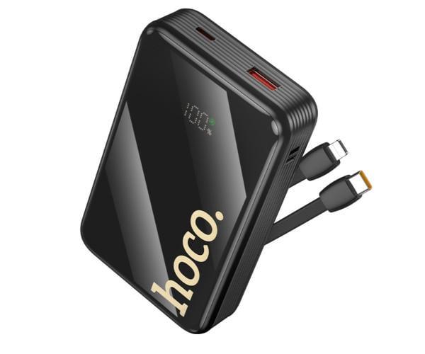 Внешний аккумулятор HOCO Q37A PD20W with 2 cables 20000mAh Black
