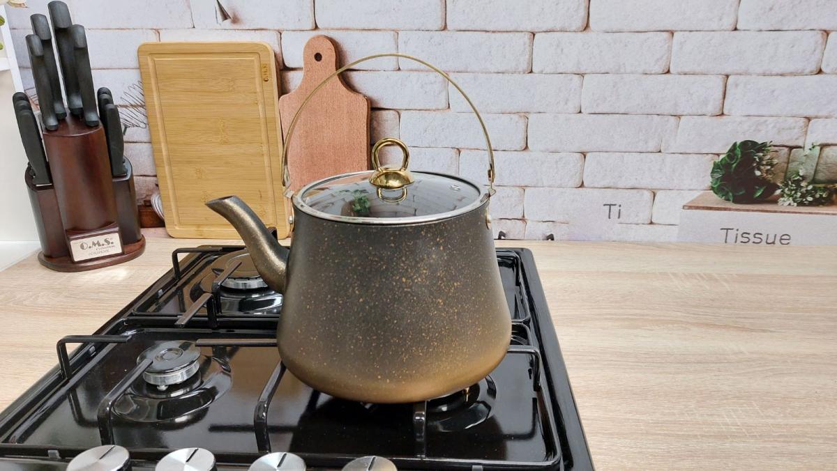 Чайник OMS Collection 8206-XL 3,25 л Gold (86247) - фото 7 Чайник OMS Collection 8206-XL 3,25 л Gold (86247) - фото 7