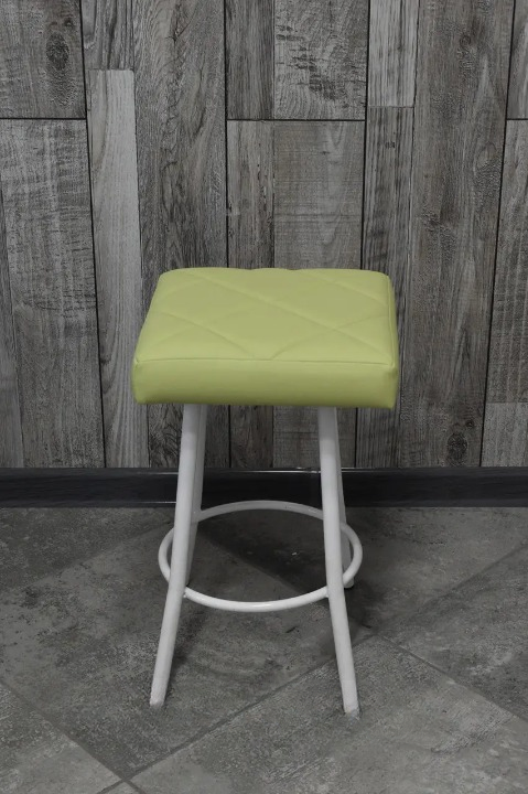 Табурет кухонний Tutty+ 30х30х45 см Ромб Салатовий/Білий (28374233)