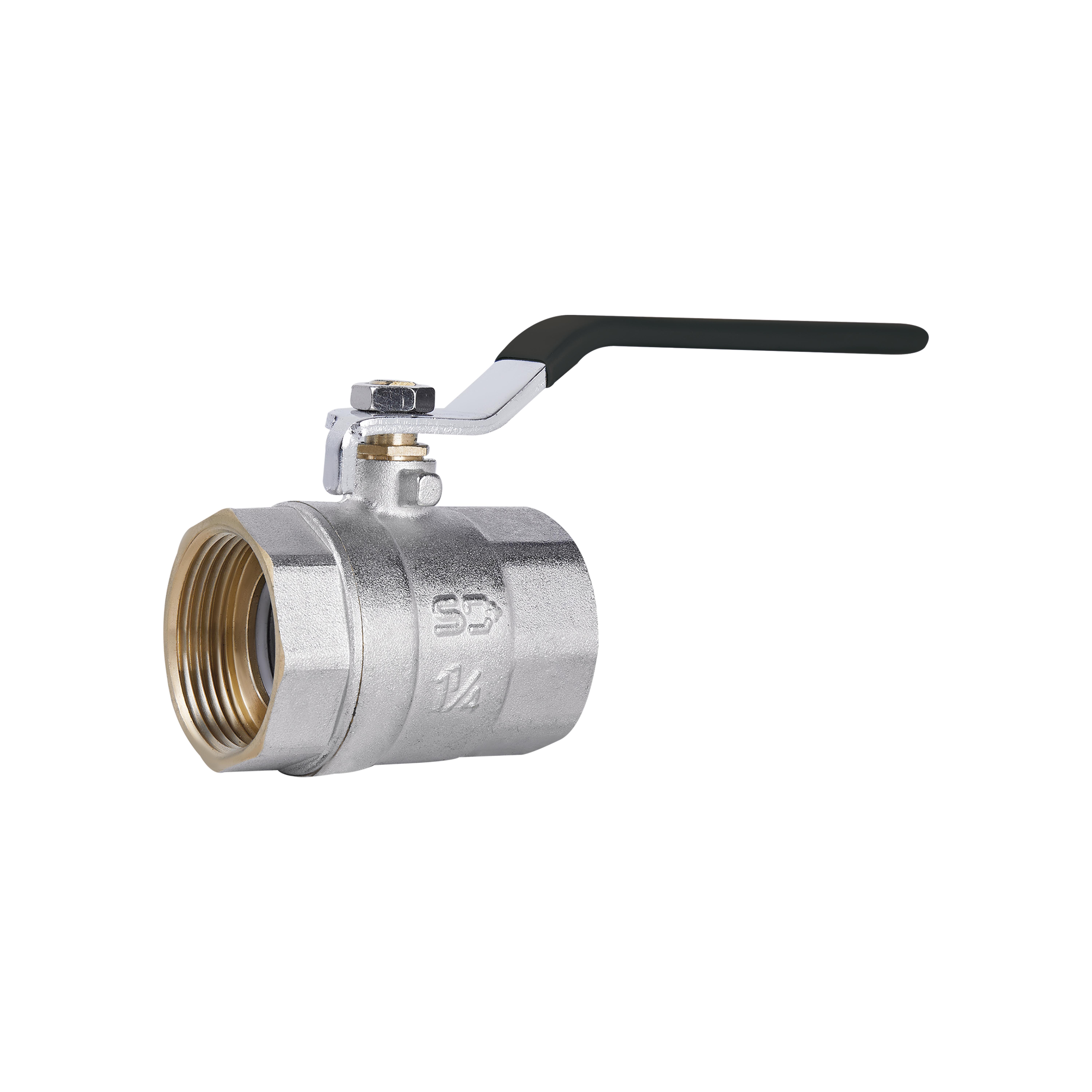 Кран кульовий SD Plus 1" 1/4 ВР важіль для води SD600W32)