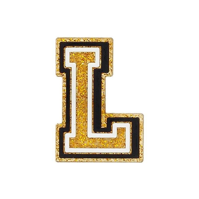 Джибитс для кроксов 5762 Буква L 1 шт. Золотистый (2087785438)