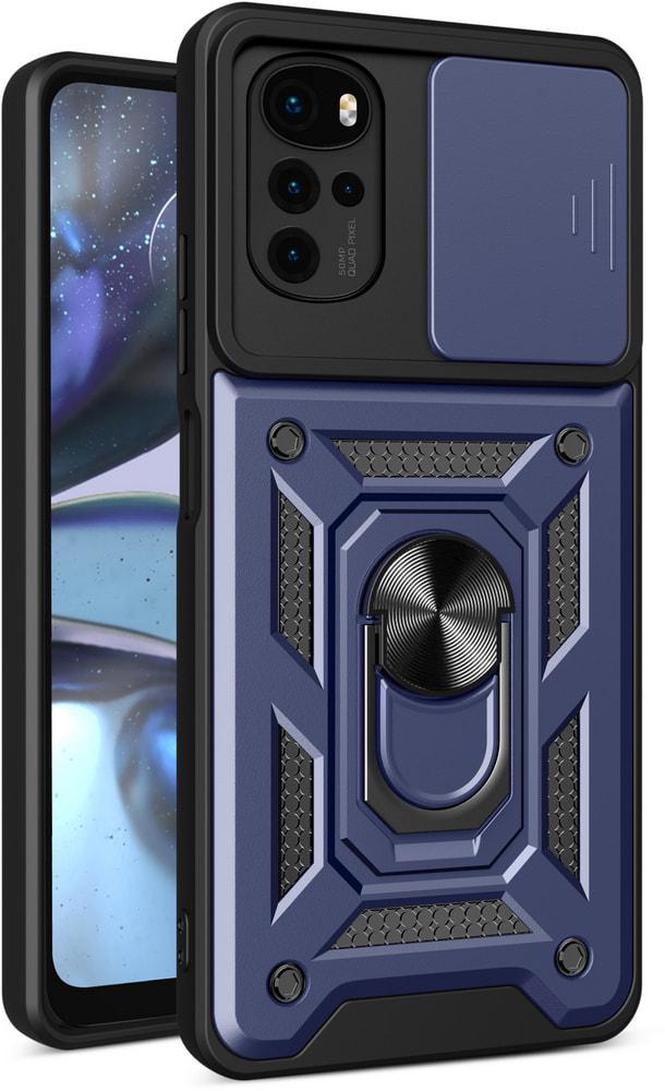Чехол с защитой камеры 3DGuard Motorola G22 Blue (32453-28)