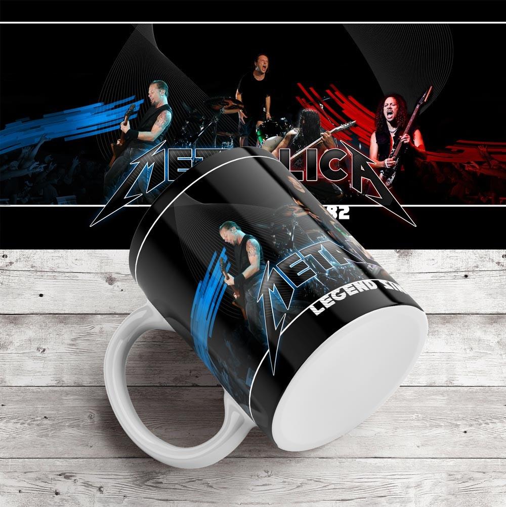 Чашка с фотографией группы Metallica 330 мл