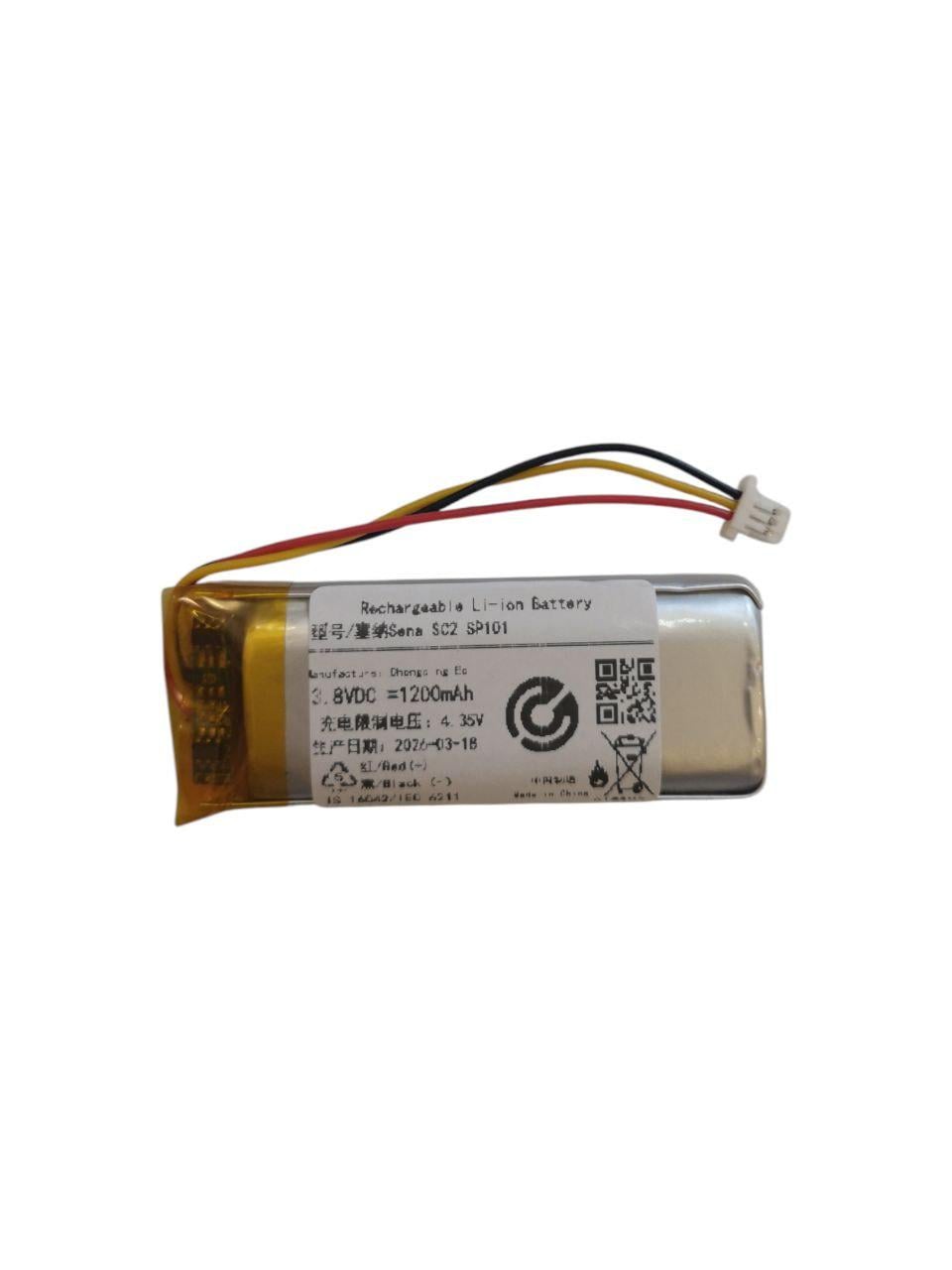 Аккумулятор для Sena Schuberth SC2 SP101/102050 1200mah (000014474)