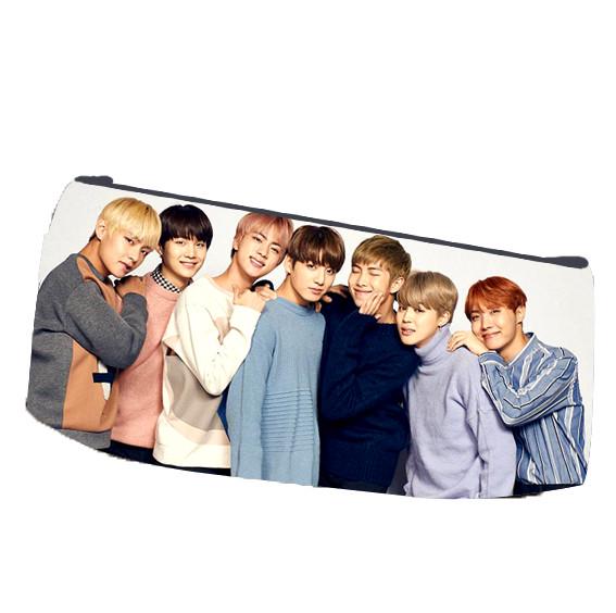 Пенал школьный BTS Bangtan Boys Бтс двухсторонний 22х11 см (pn_0035) Пенал школьный BTS Bangtan Boys Бтс двухсторонний 22х11 см (pn_0035)