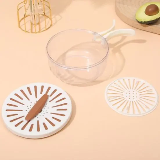 Корзина двухслойная дренажная для очистки фруктов с ситечком (M17211) - фото 3 Корзина двухслойная дренажная для очистки фруктов с ситечком (M17211) - фото 3