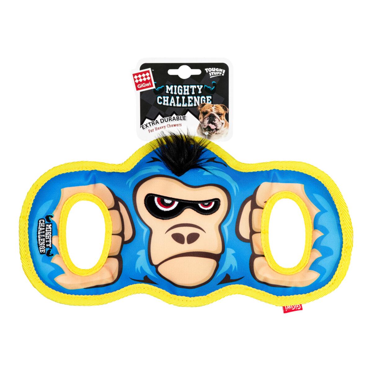 Игрушка для больших собак Горилла с пищалкой GiGwi MIGHTY CHALLENGE текстиль L 34 см (Collar2234)