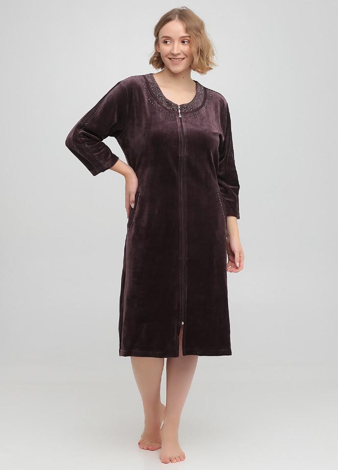 Халат Romeo Life 4ХL Сливовый (3640-34)