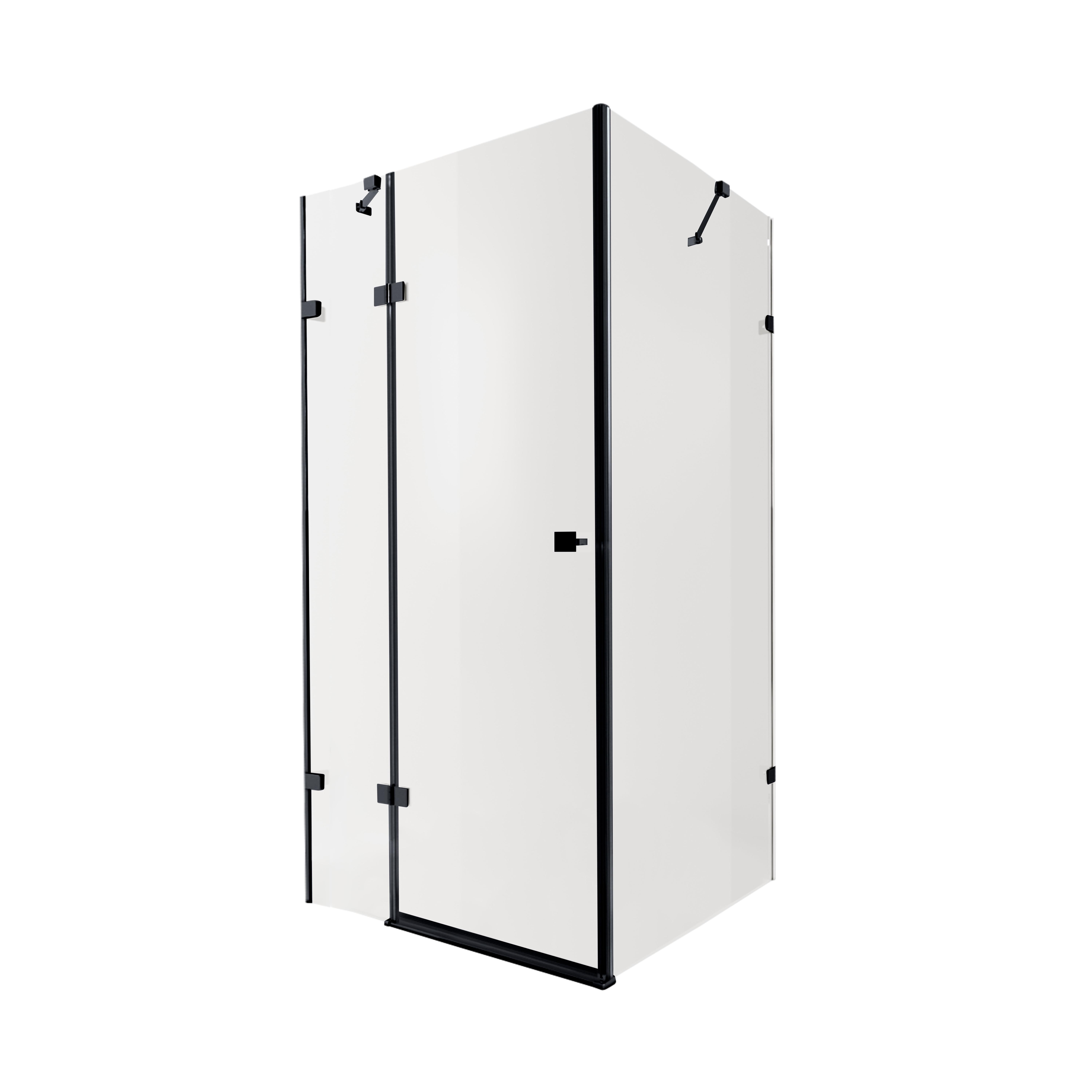 Душевая кабина Qtap Capricorn BLA10128RC6 120x80 см/стекло Clear 6 мм/покрытие CalcLess без поддона (1145262)