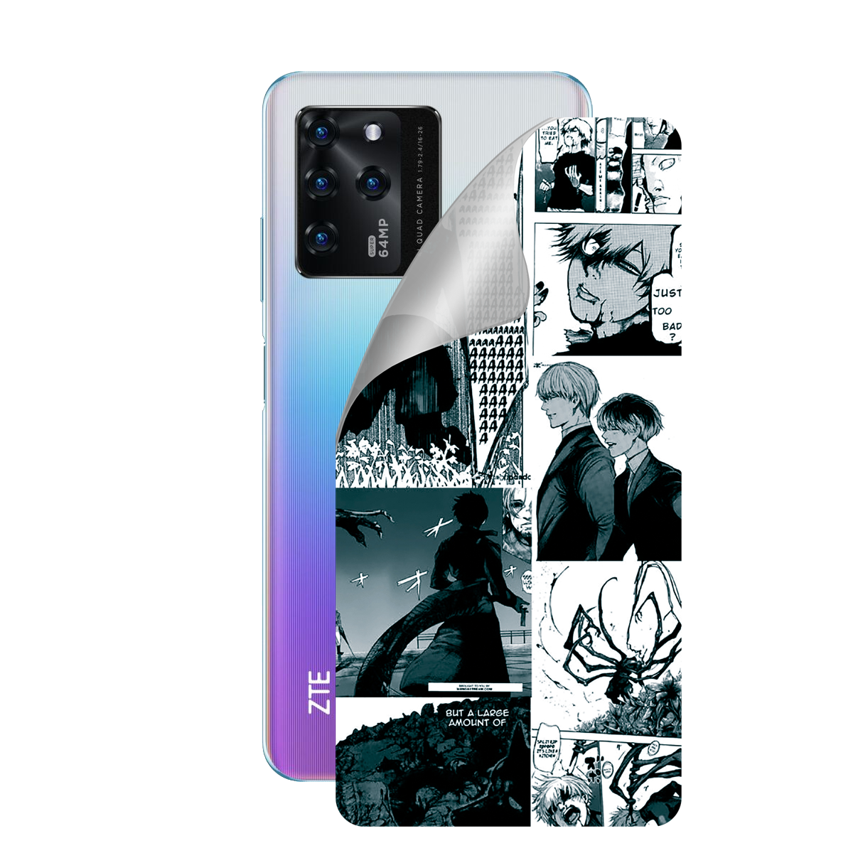 Полиуретановая пленка для ZTE Blade V30 серии Print Armor