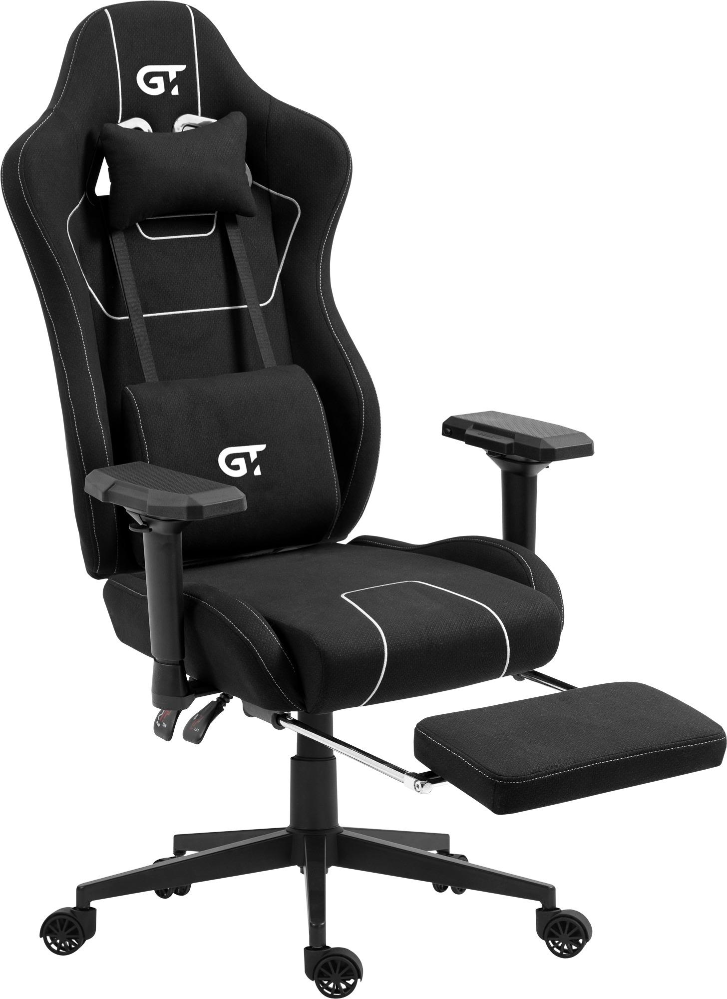 Кресло геймерское GT Racer X-2305 Fabric Black - фото 4