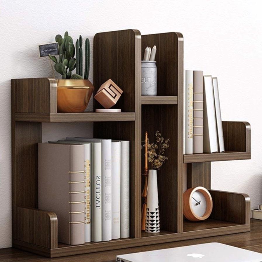 Полка книжная настольная из дерева Бразианто Эспрессо (КПА-025935)