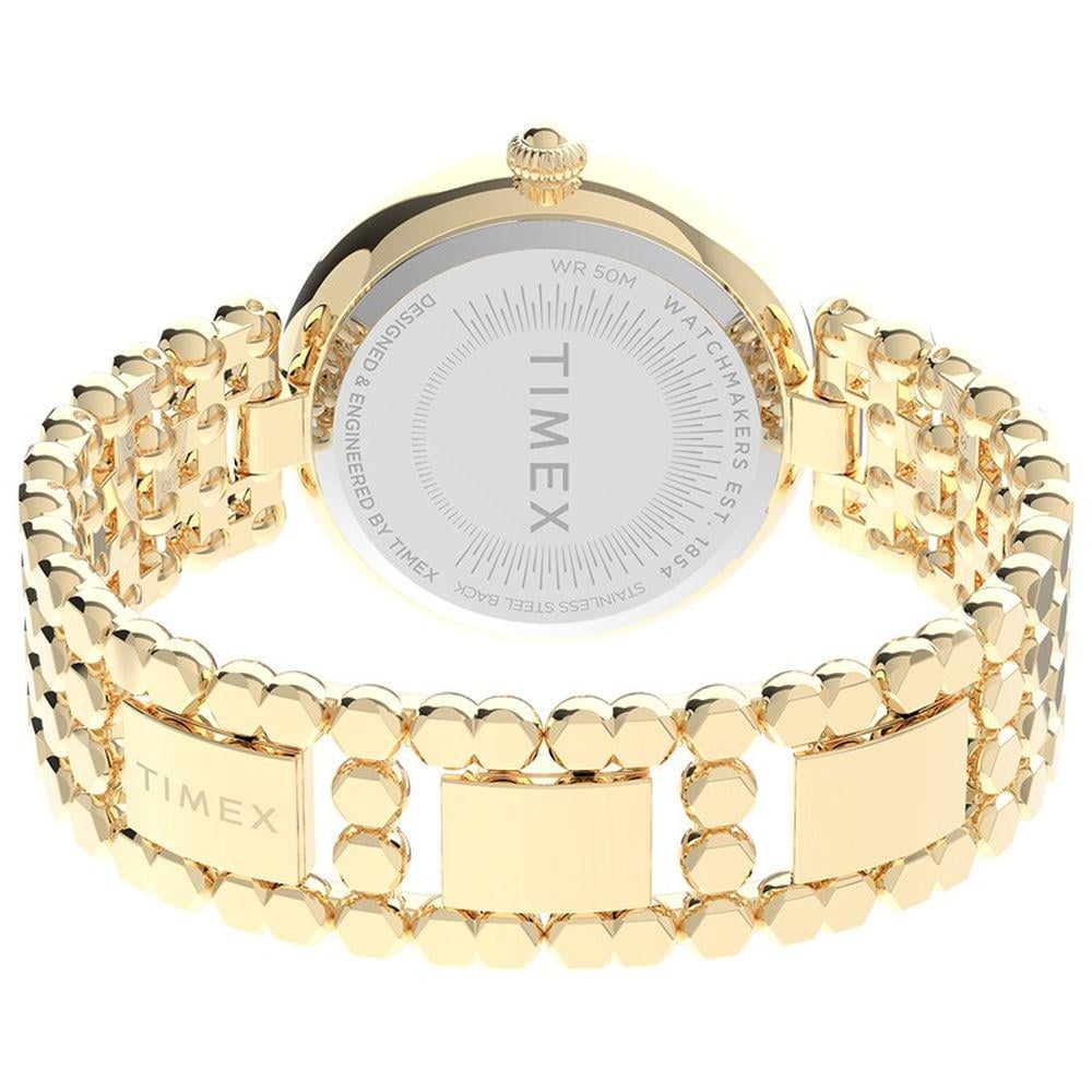 Наручний годинник жіночий Timex Asheville кварцевий Yellow (Tx2v02500) - фото 5 Наручний годинник жіночий Timex Asheville кварцевий Yellow (Tx2v02500) - фото 5