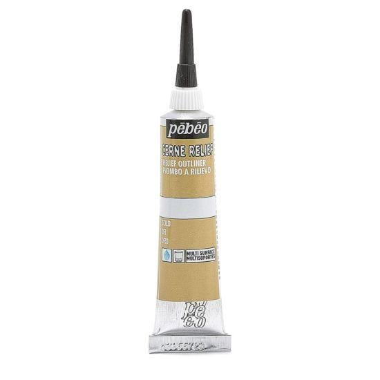 Контур по склу Pebeo Cerne Relief Vitrail, 20 мл., Позолота, (P-460000)