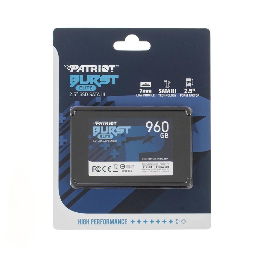 SSD-диск Patriot Burst Elite 2,5" 960 Gb (218139) - фото 1