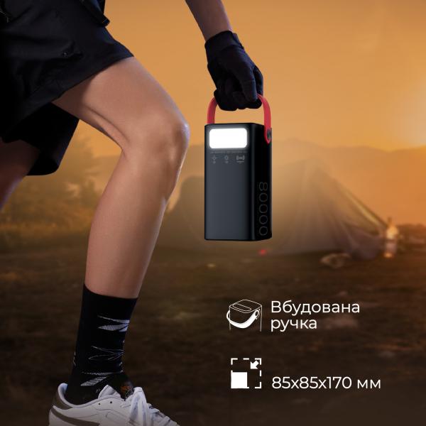 Повербанк Promate PowerMine-80 65W 80000 mAh Black (1607660) - фото 9 Повербанк Promate PowerMine-80 65W 80000 mAh Black (1607660) - фото 9