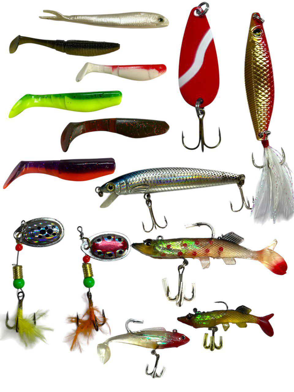 Набір для лову хижака BoyaBy 31в1 спінінг 2,7 м/котушка/шнур/коробка з приманками/грузила/гачки (332145688) - фото 5