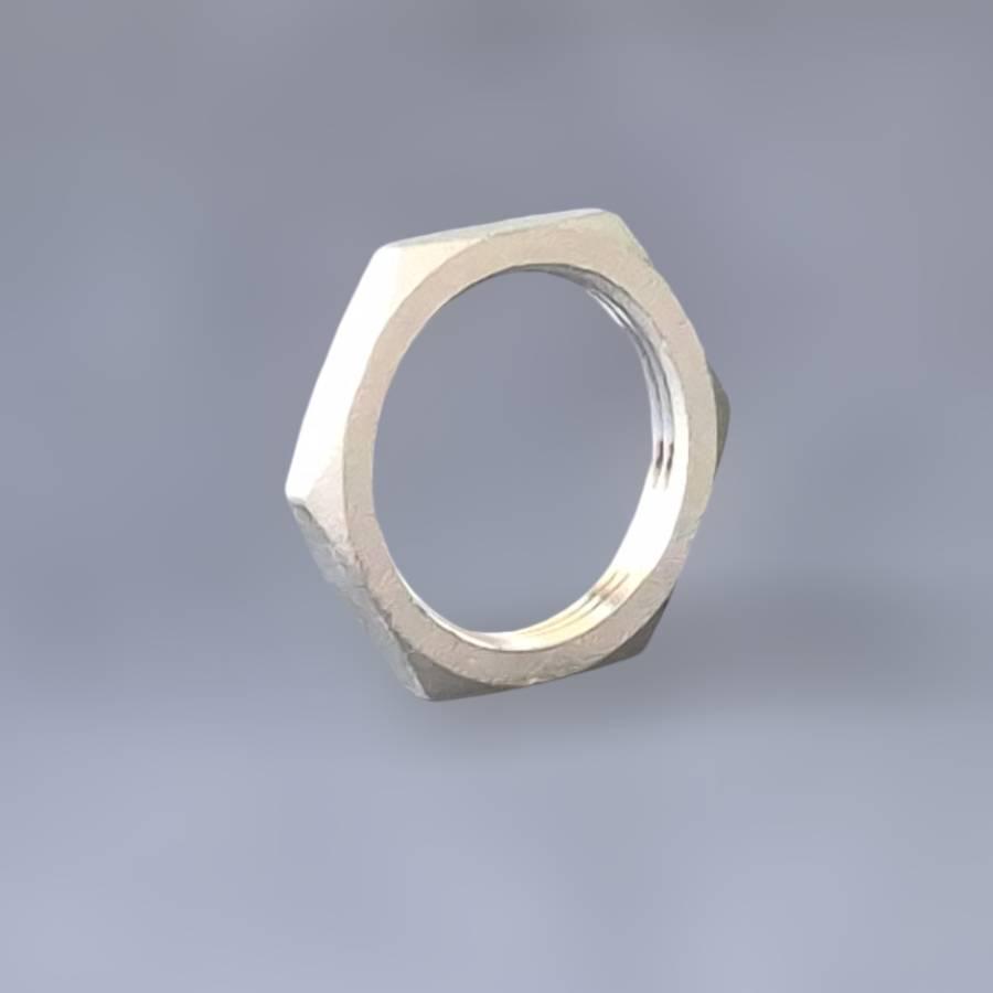 Контргайка муфтовая нержавеющая Ду40 1"1/2 н/ж сталь AISI304, резьба BSPP G1.5" Class 150 (PN20) - фото 7 Контргайка муфтовая нержавеющая Ду40 1"1/2 н/ж сталь AISI304, резьба BSPP G1.5" Class 150 (PN20) - фото 7